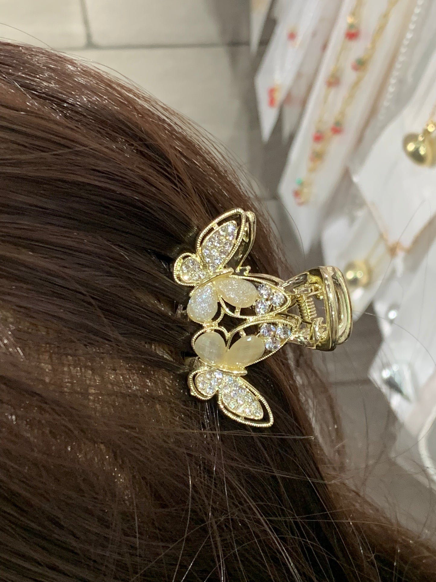 Pinza decorada mini - bling bling
