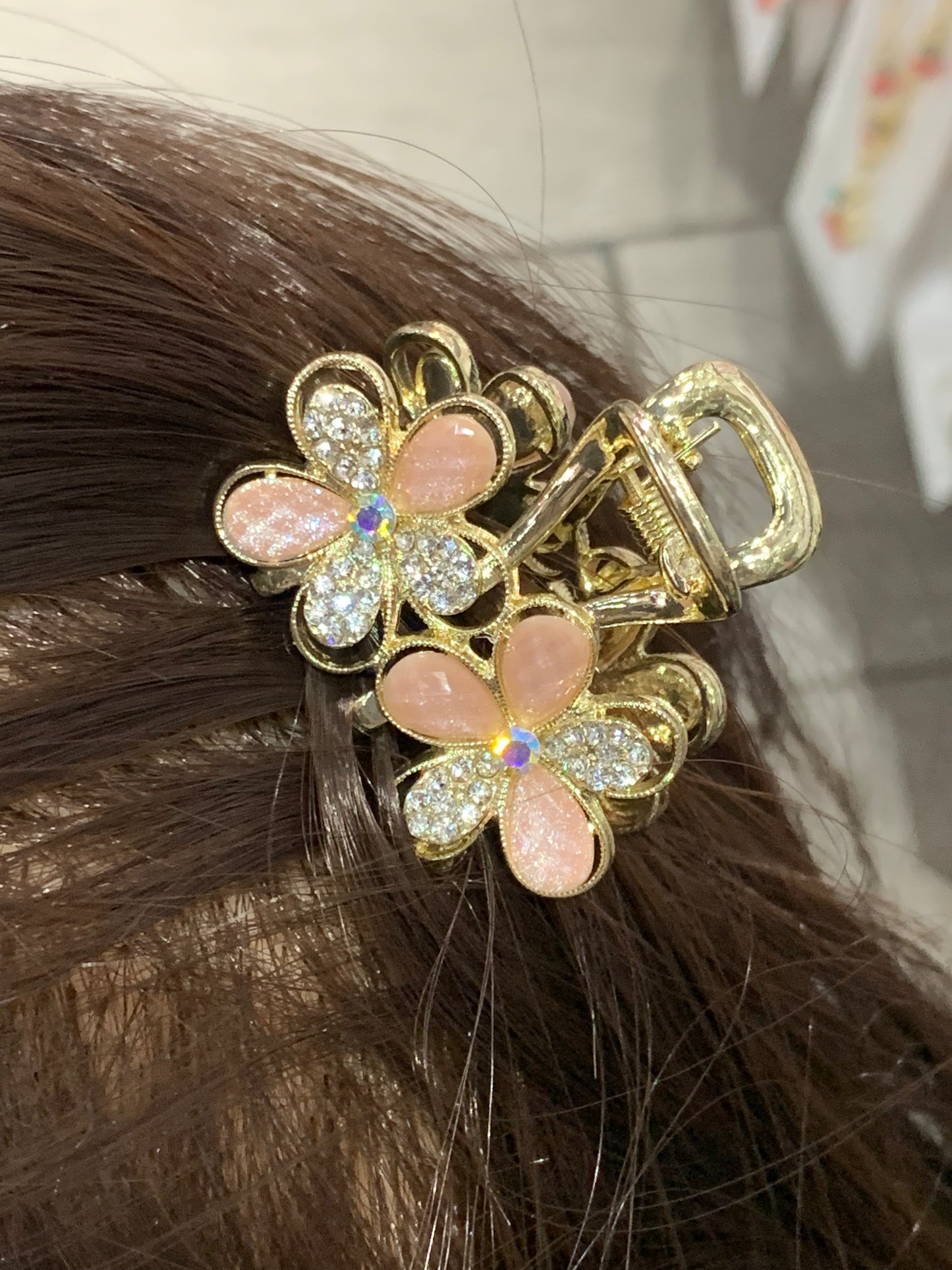 Pinza decorada mini - bling bling