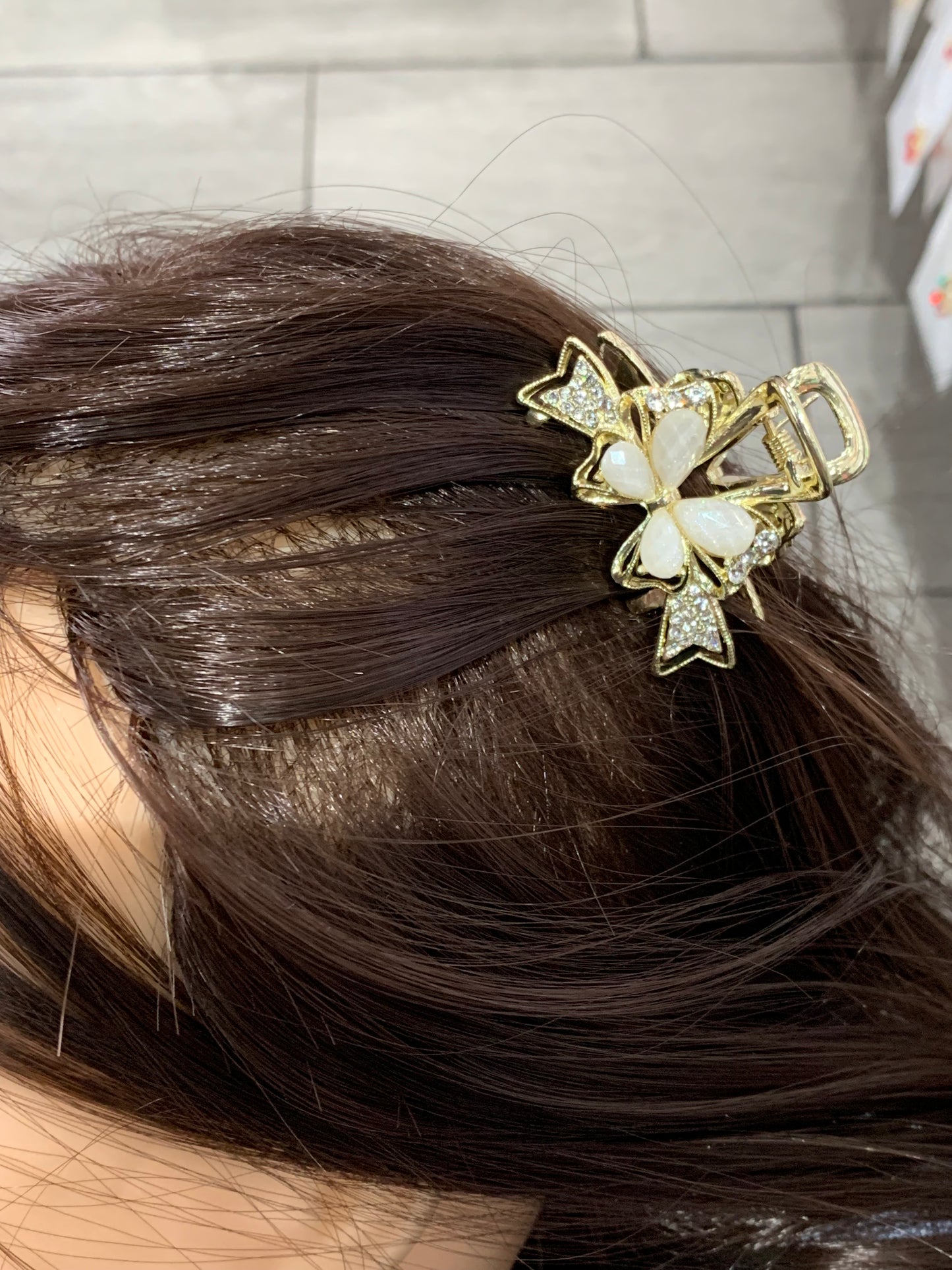 Pinza decorada mini - bling bling