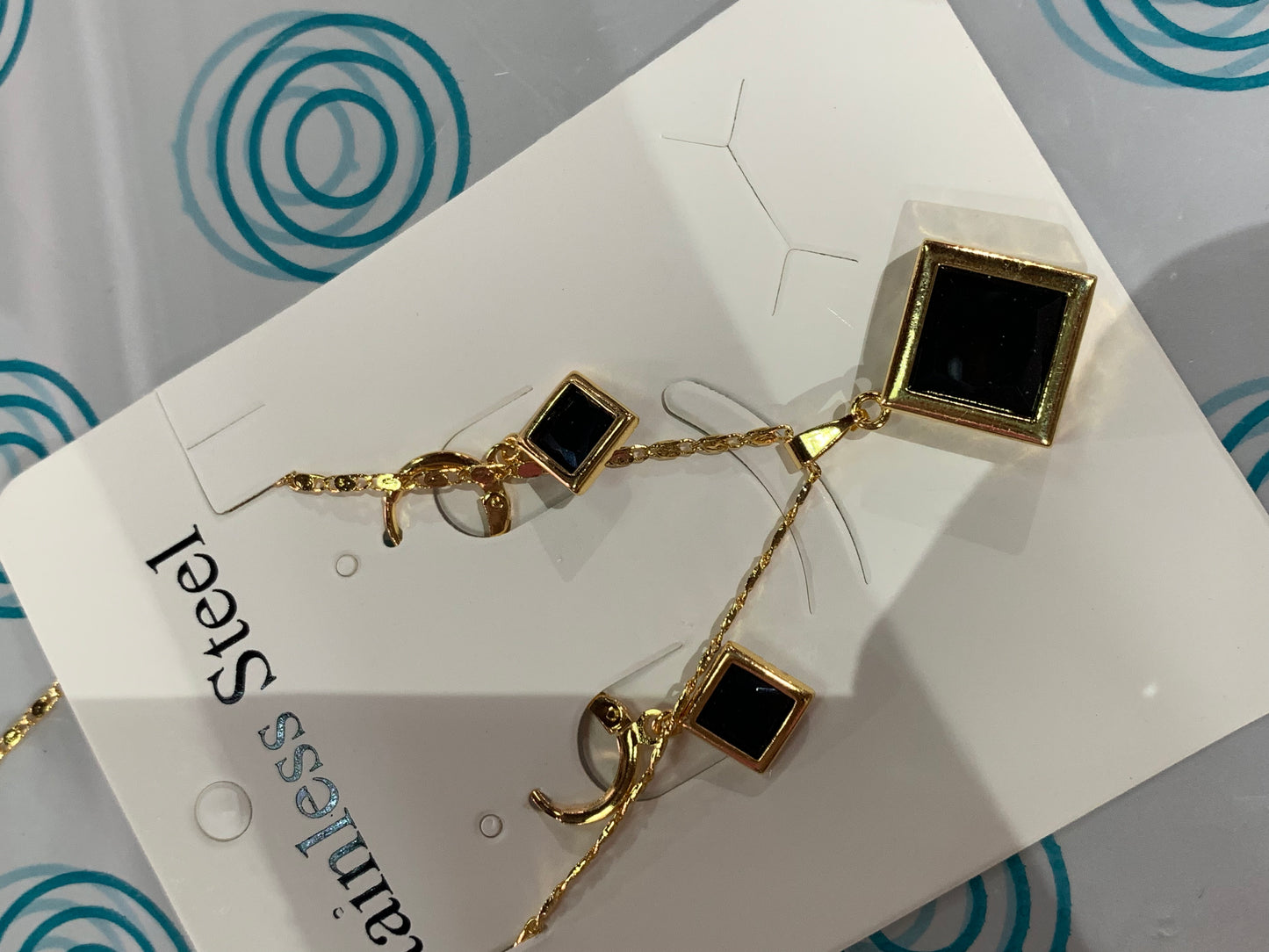 Collar y aretes set - bling bling
