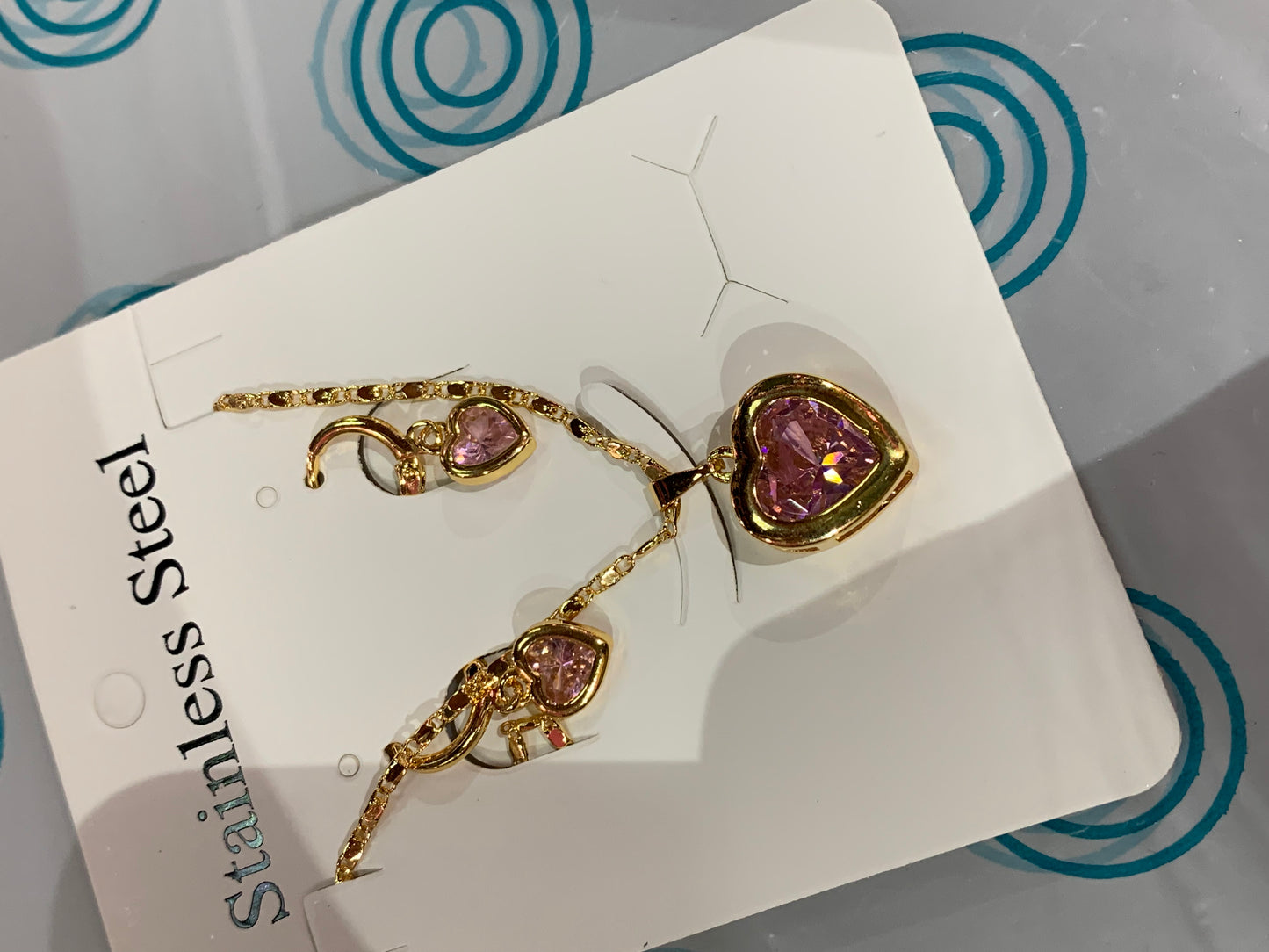 Collar y aretes set - bling bling