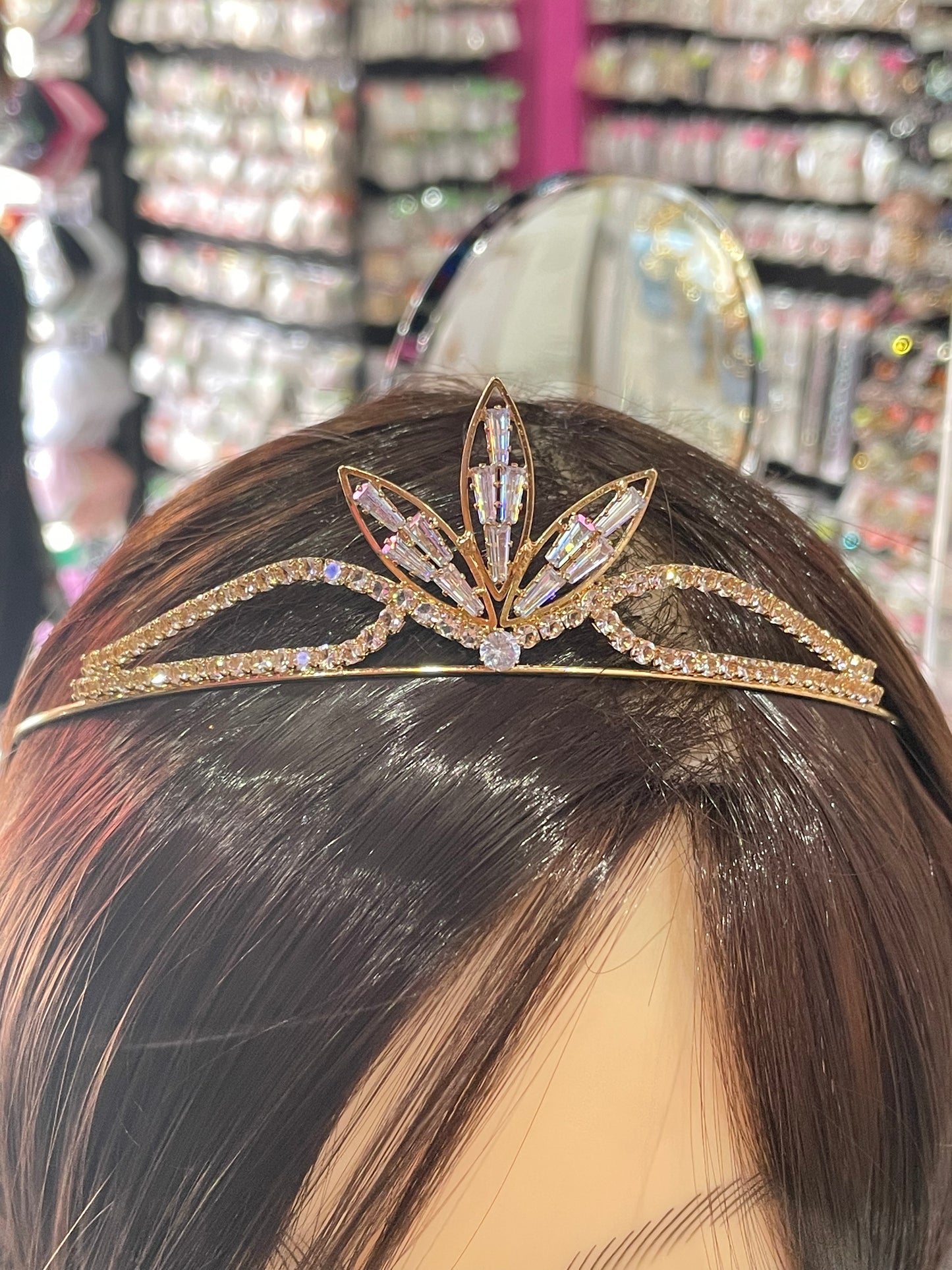 Tiara princesa dorada