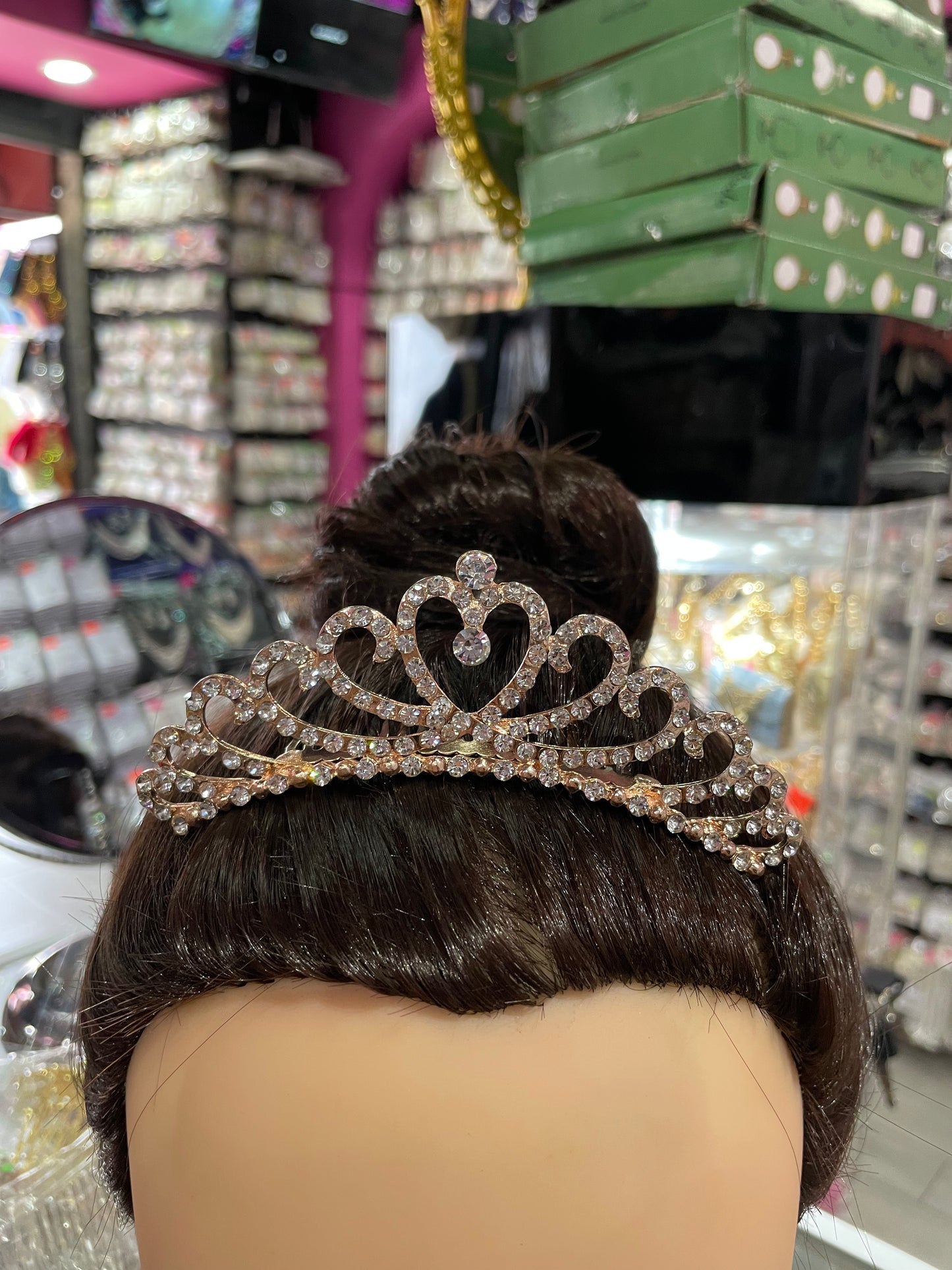 Peineta princesa dorada