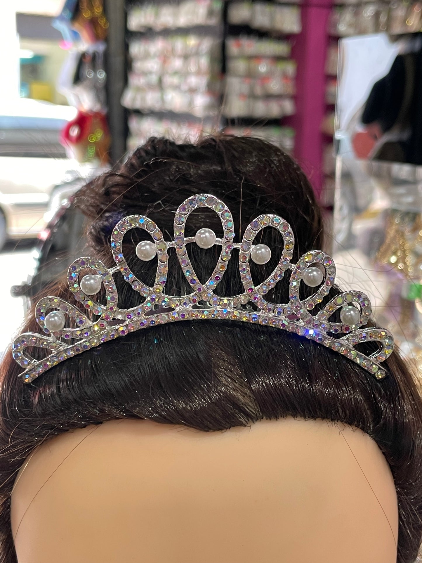 Peineta princesa tornasol