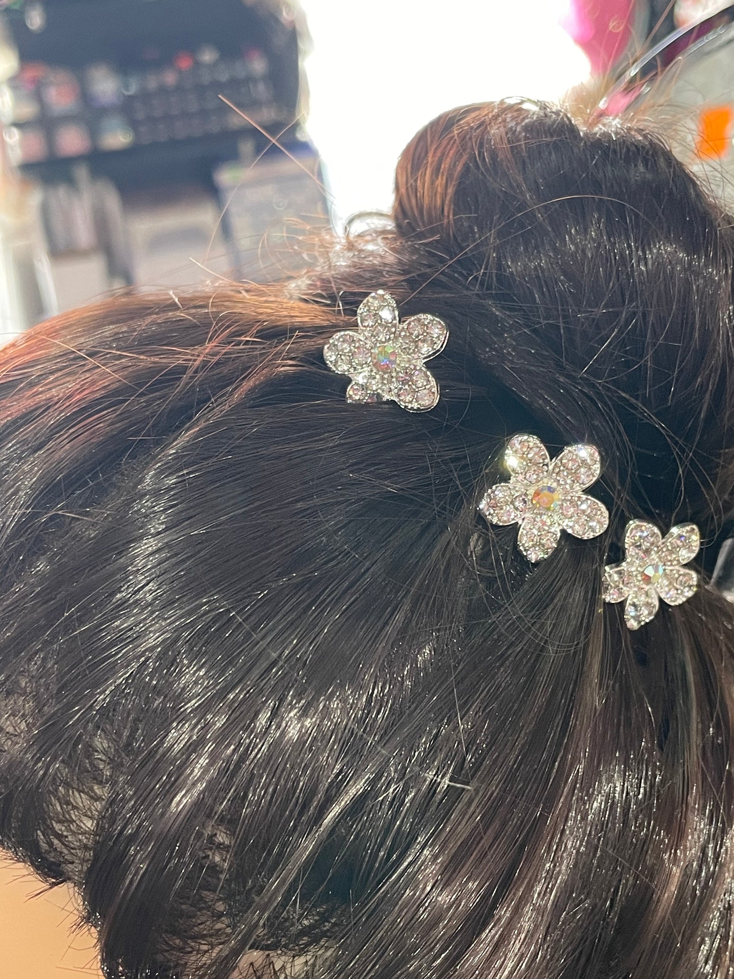 Horquillas decoradas flor