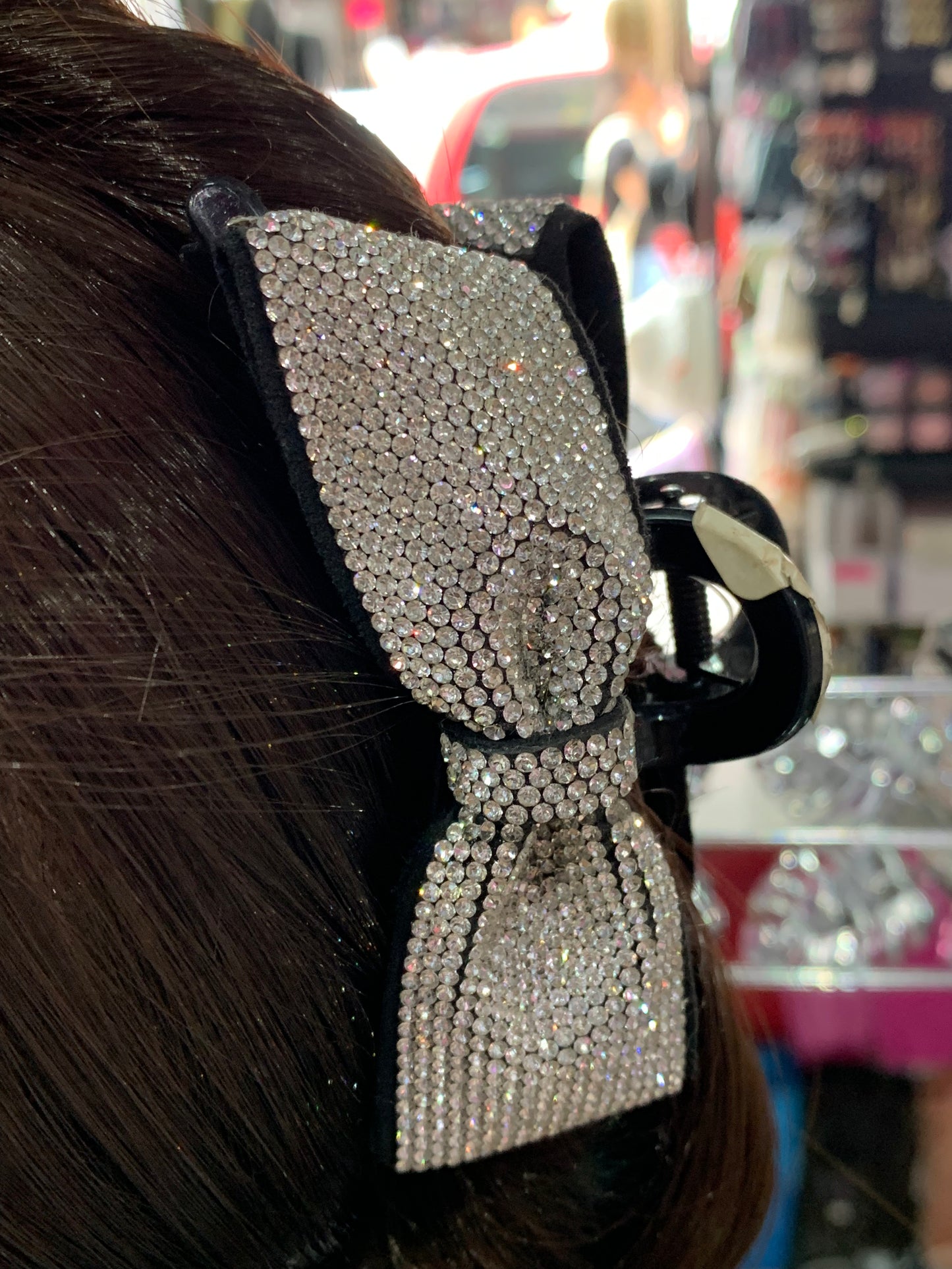 Pinza con Moño Brillante - Bling Bling