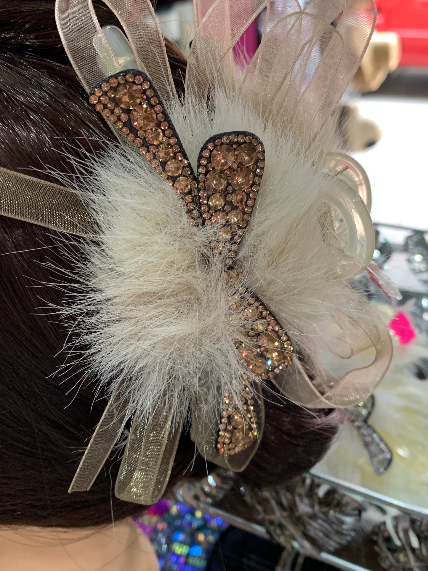 Pinza Peluche Brillante - Bling Bling