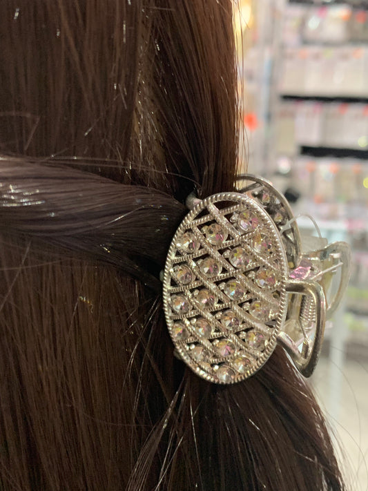 Mini pinza metálica ovalada - Bling Bling