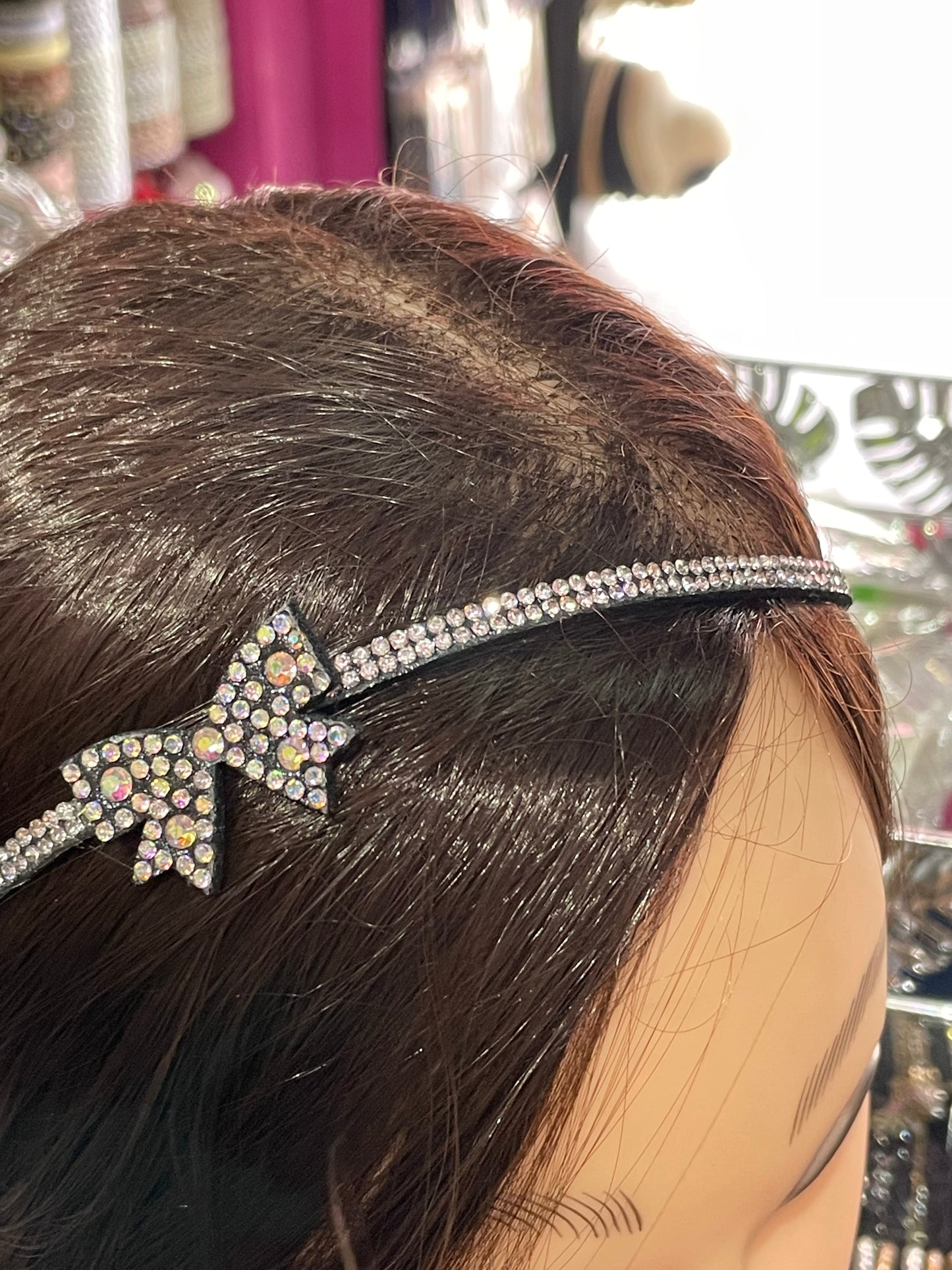 Cinta decorativa con resorte para el pelo - Bling Bling