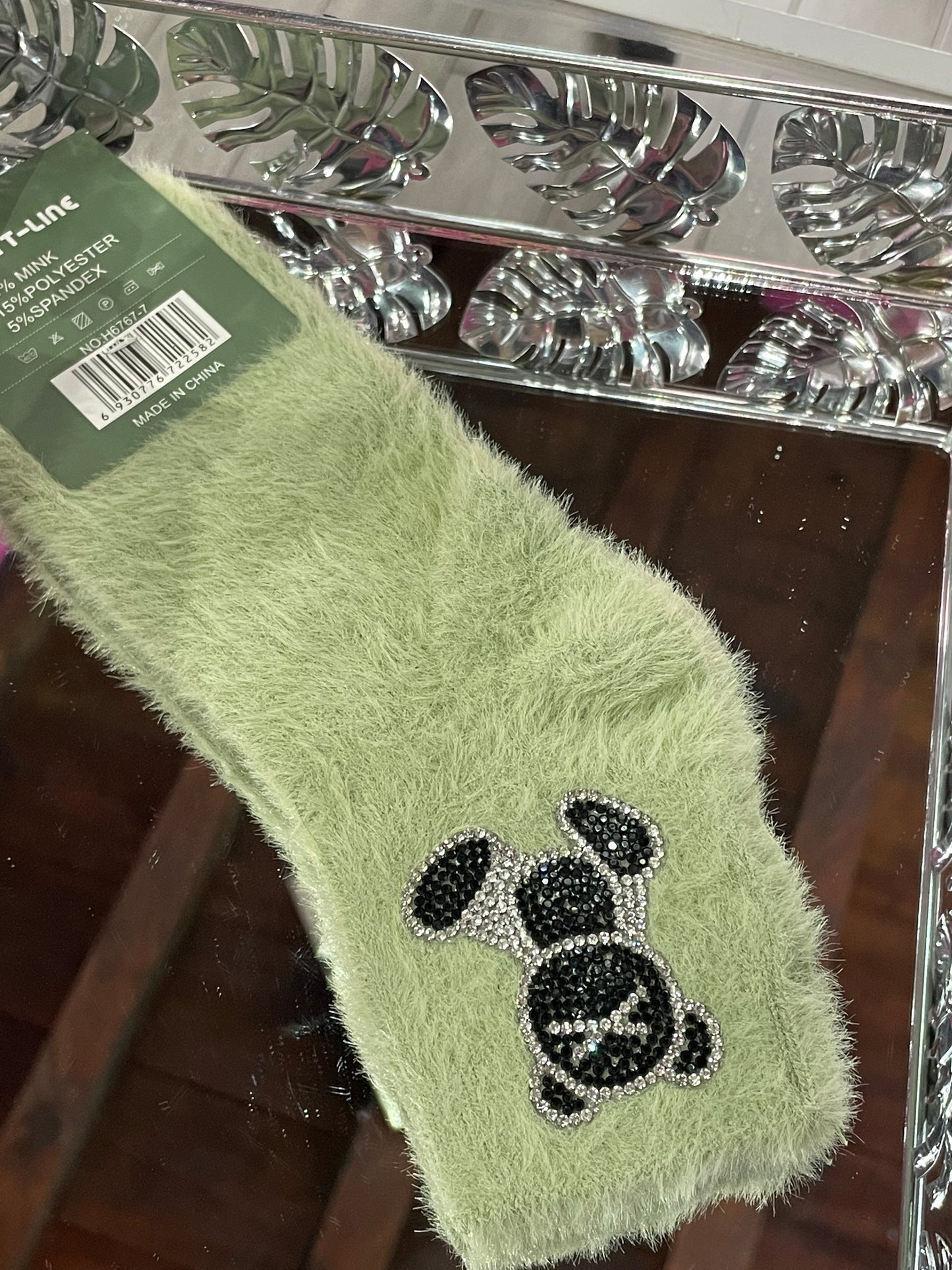 Calcetín afelpado con diseño - Bling Bling