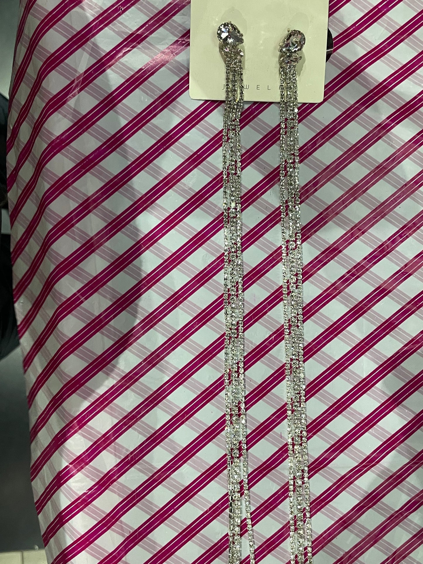 Aretes largos -Bling Bling