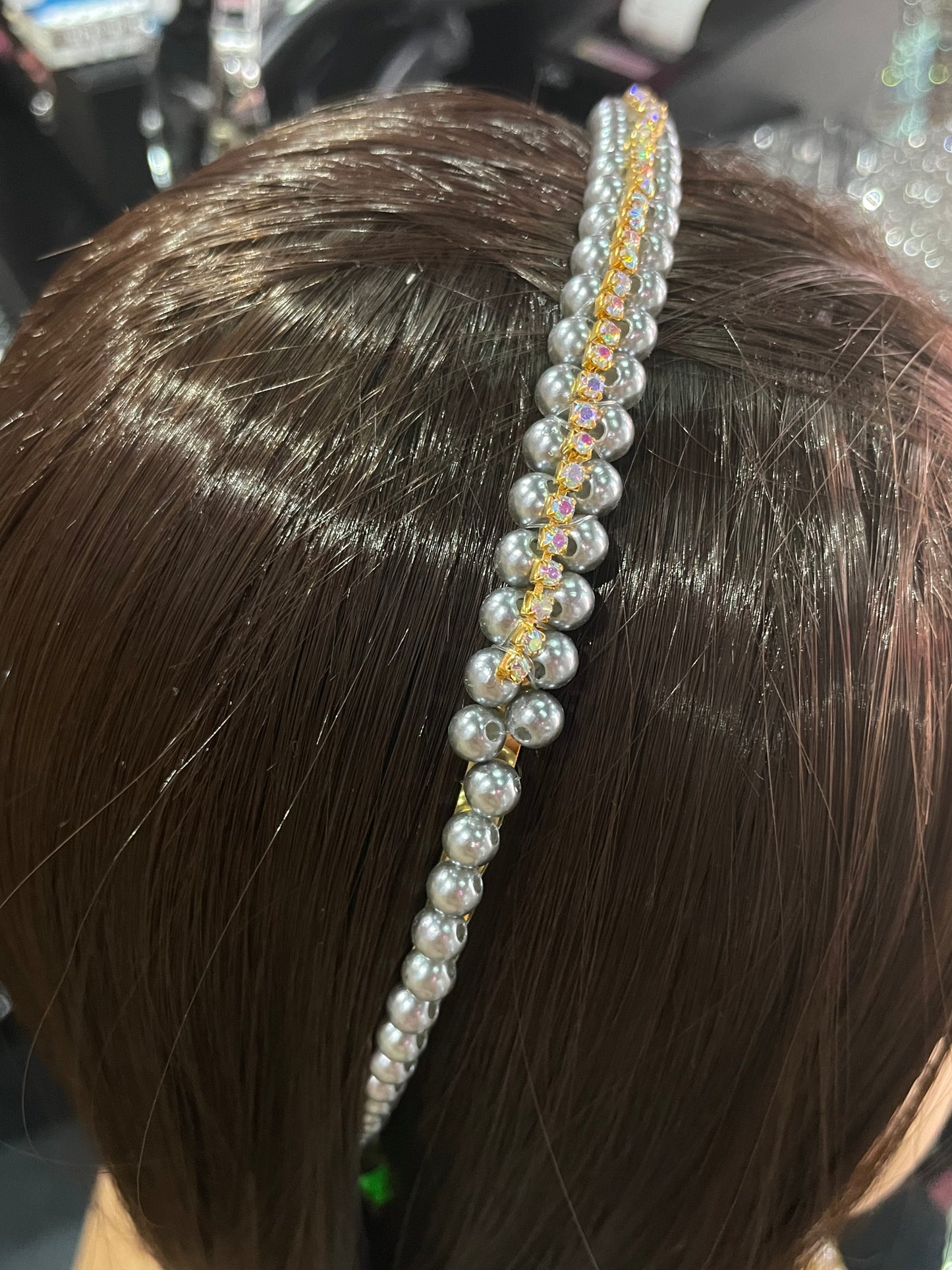 Diadema diseños de perla - Bling Bling
