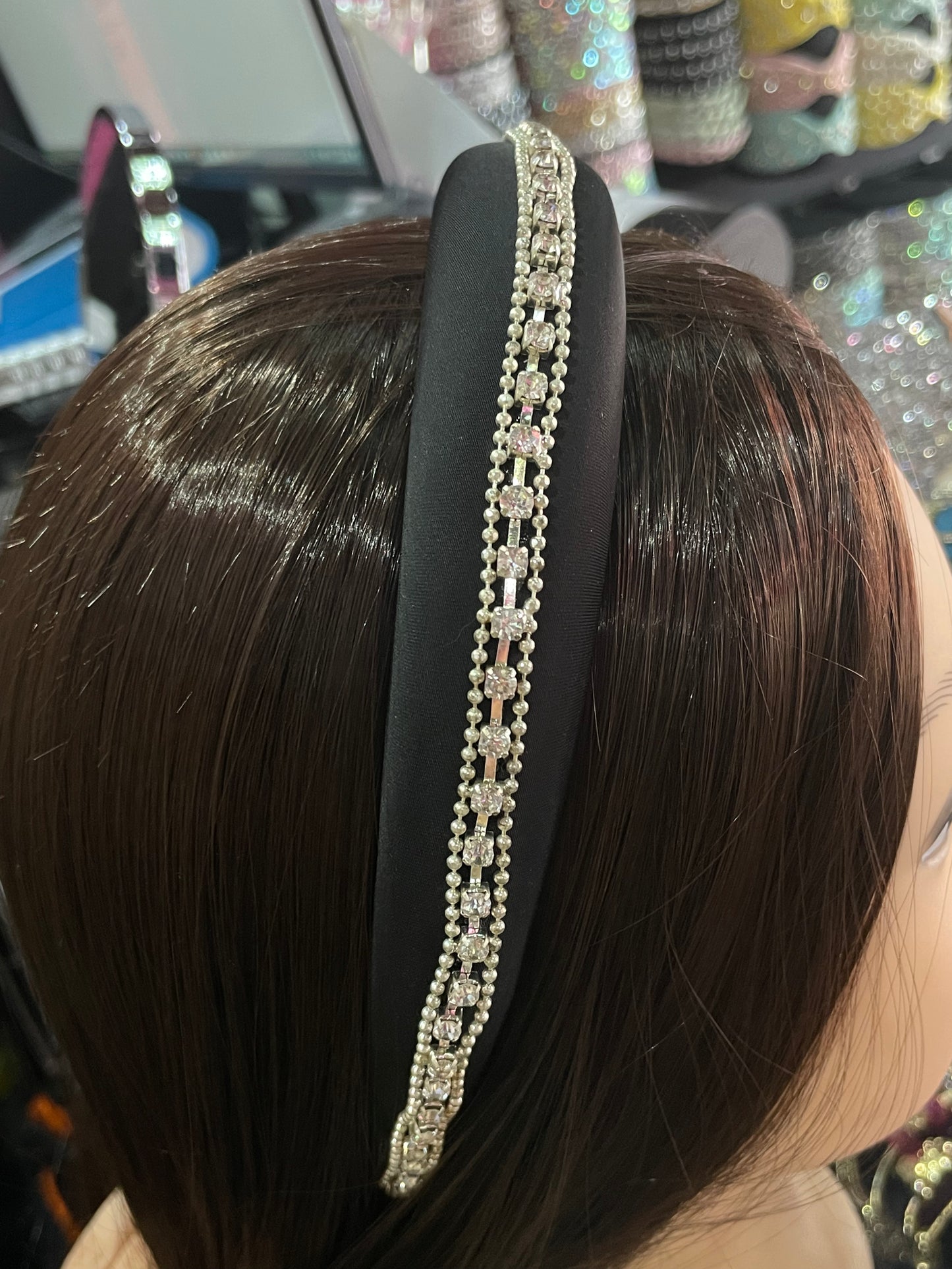 Diadema alta decorada - Bling Bling