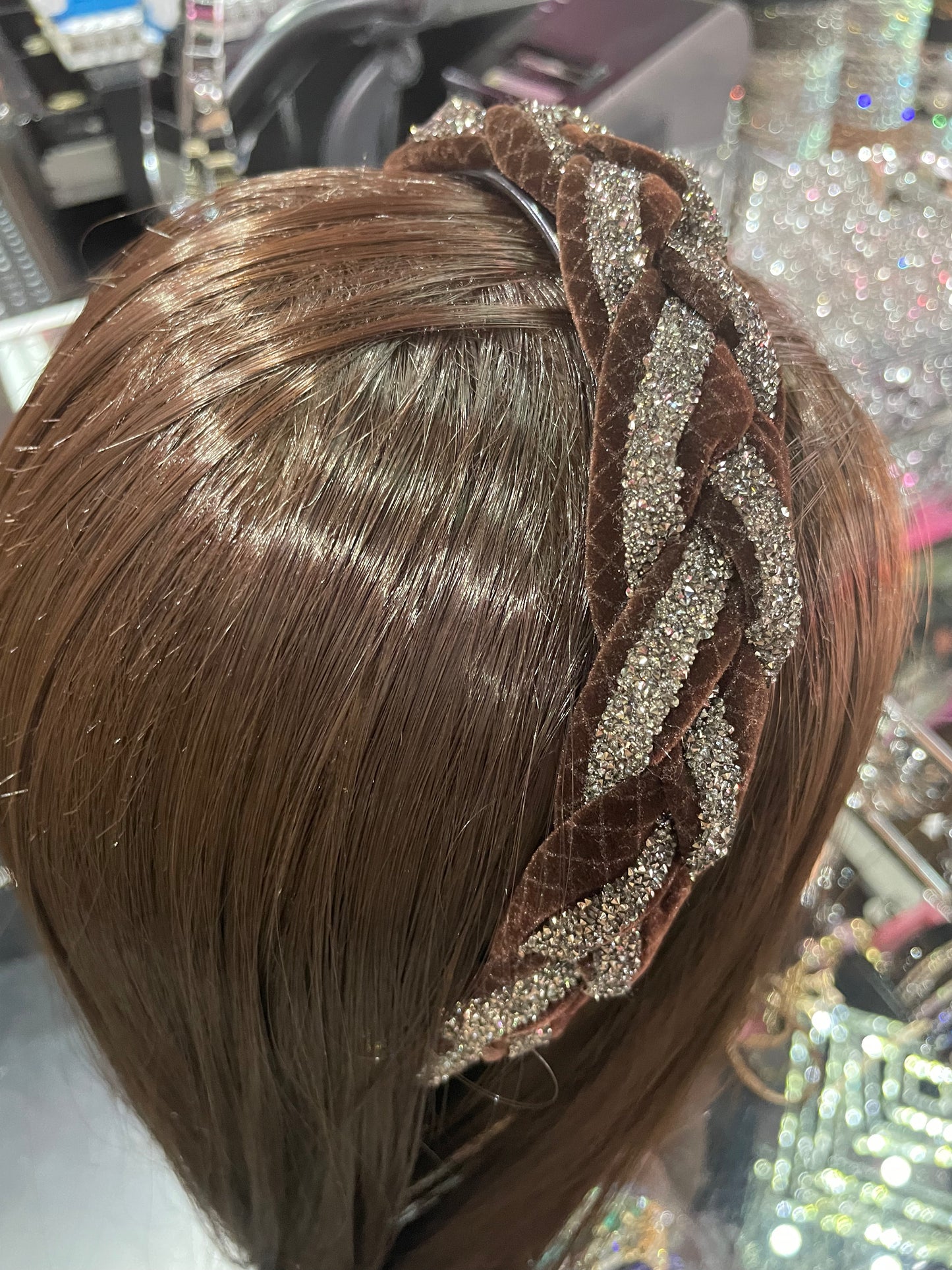 Diademas diseños brillosos con tela - Bling Bling