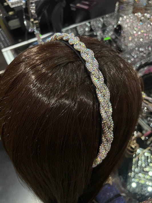 Diadema trenzada mediana - Bling Bling
