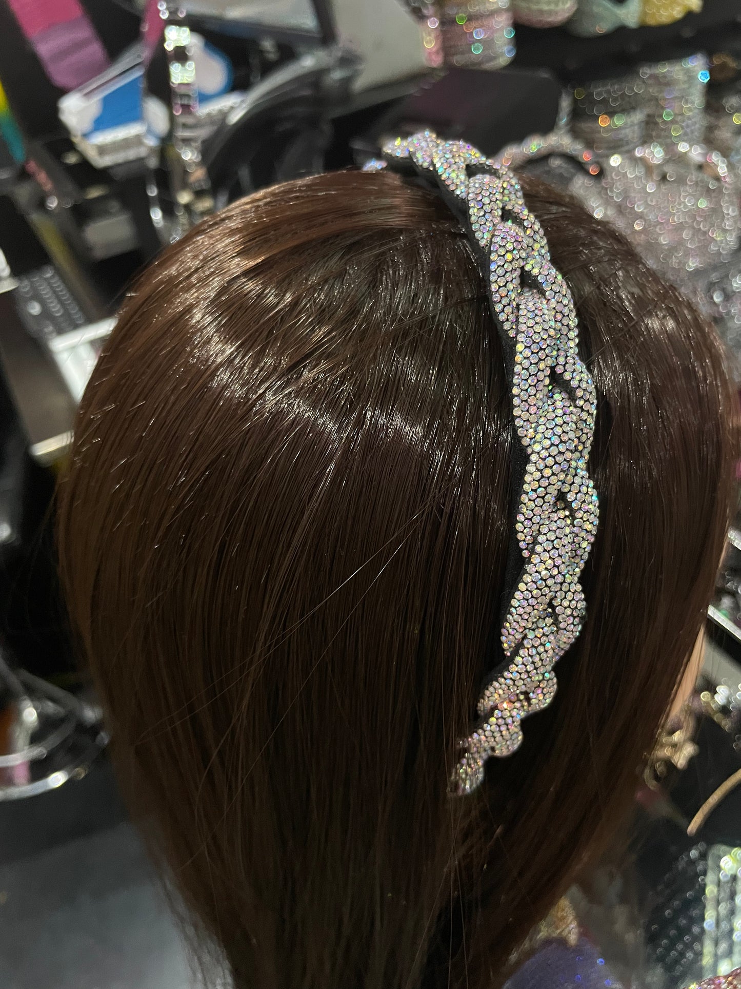 Diadema trenzada mediana - Bling Bling