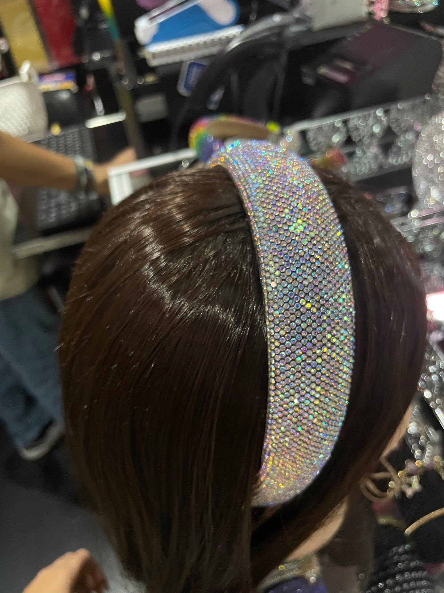 Diadema alta decorada - Bling Bling