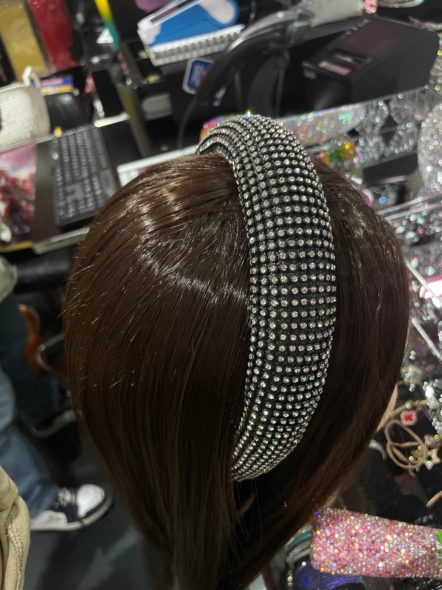 Diadema alta decorada - Bling Bling
