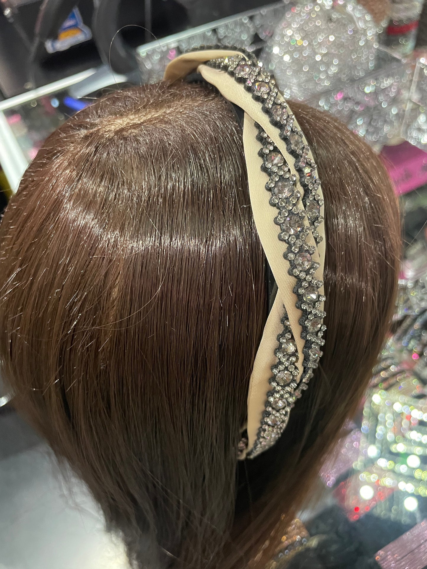 Diadema gruesa decorada - Bling Bling