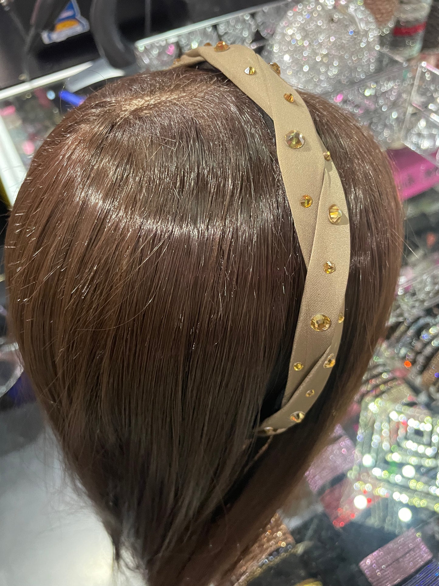 Diadema decorada de tela - Bling Bling