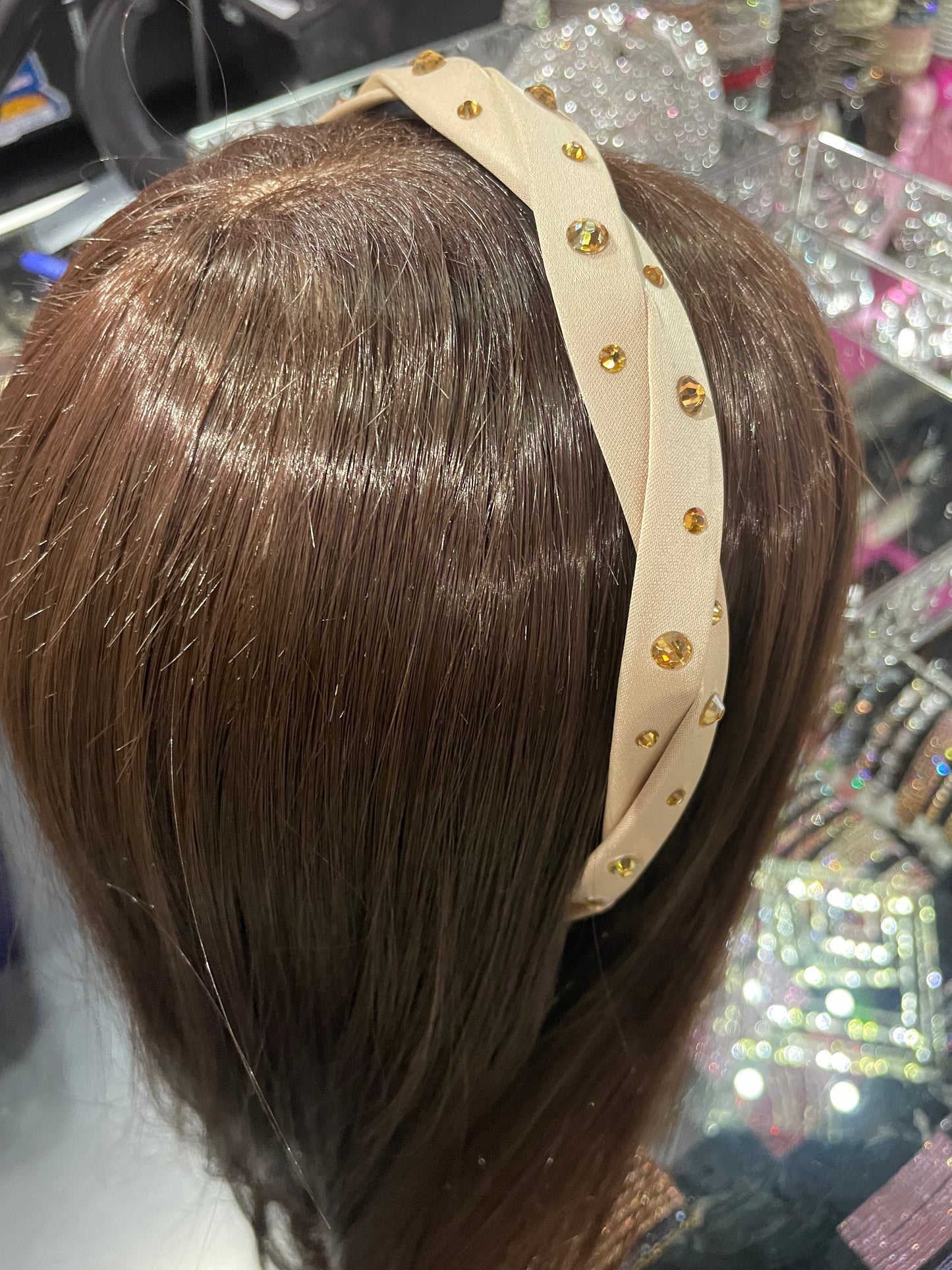 Diadema decorada de tela - Bling Bling