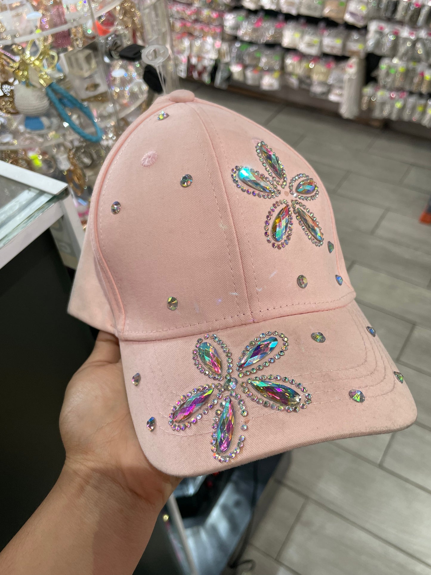 Gorras decoradas - bling bling
