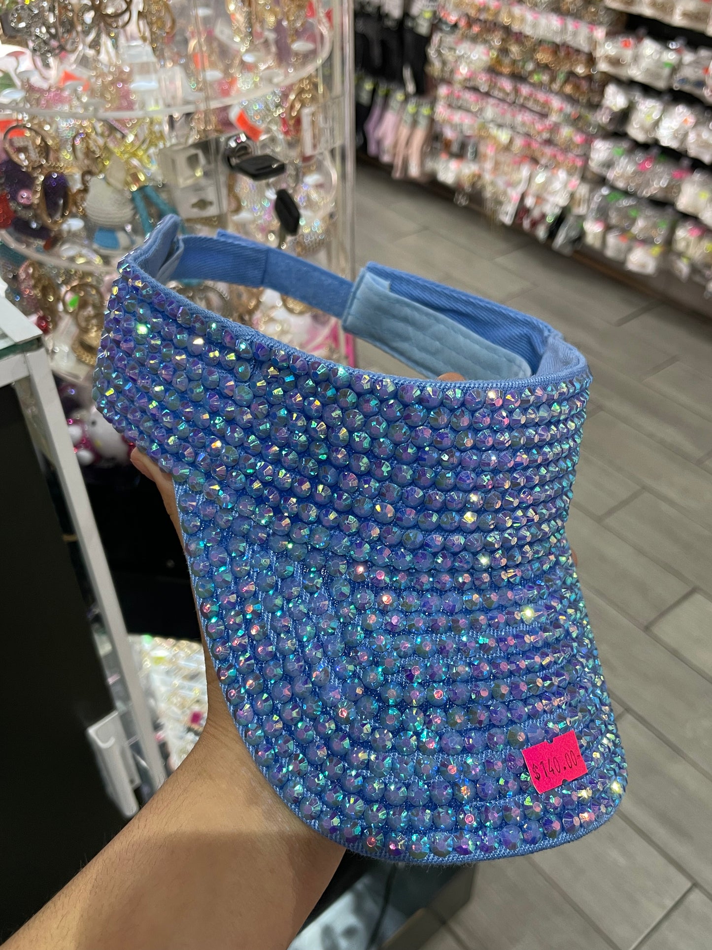 Viseras brillosas - bling bling