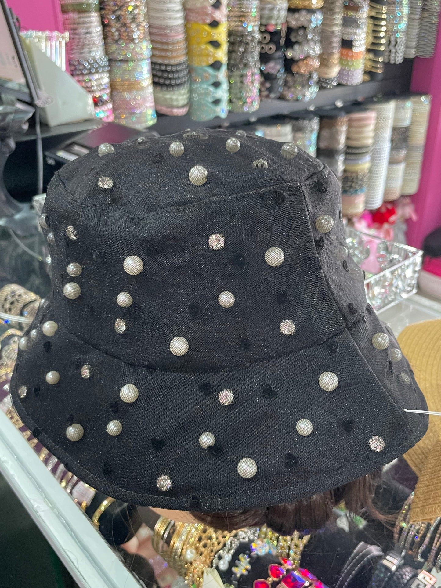 Sombrero decorado - bling bling
