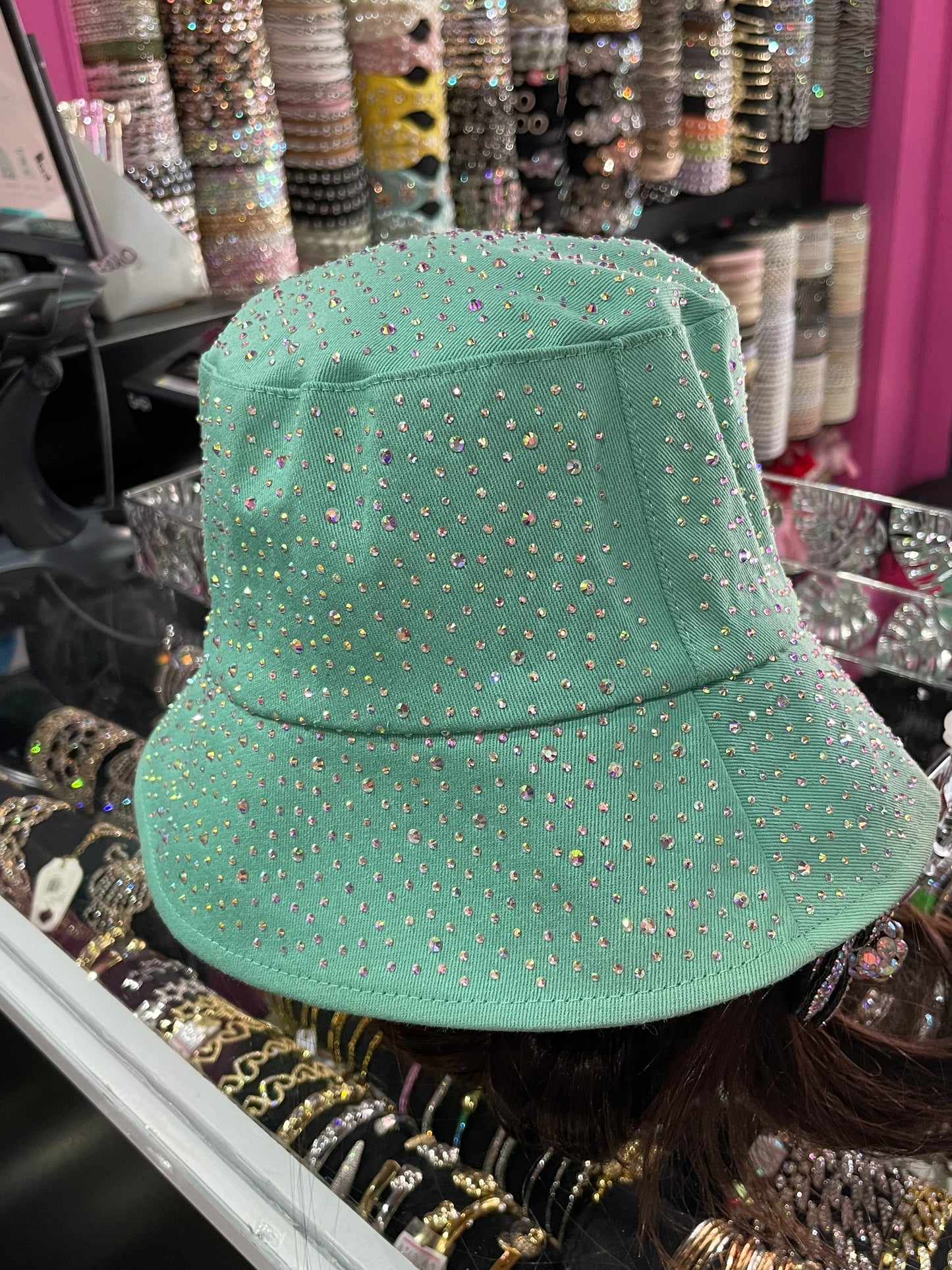 Sombrero decorado - bling bling