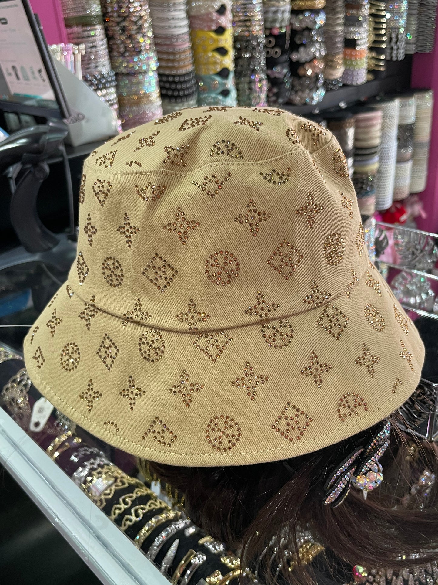 Sombrero decorado - bling bling