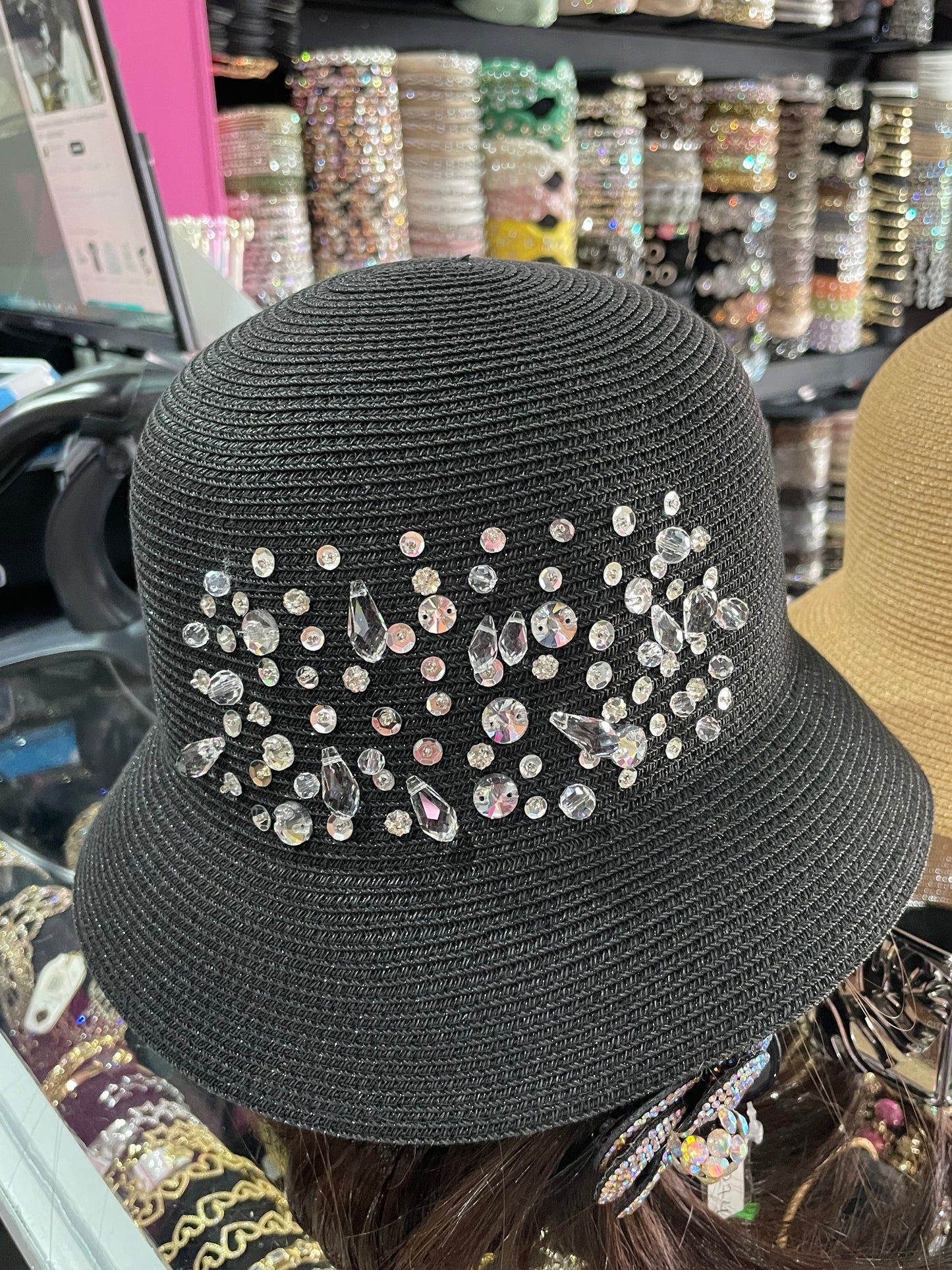 Sombrero decorado - bling bling