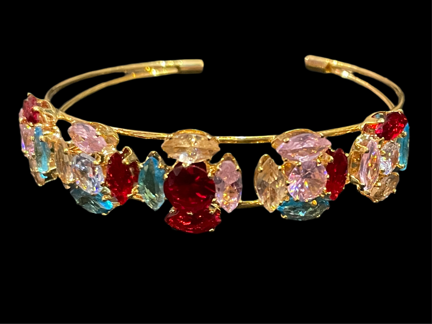 Pulsera con Zirconia de Colores - Bling Bling