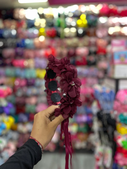 Corona De Flores(Ajustable) - Los Moños De Kari