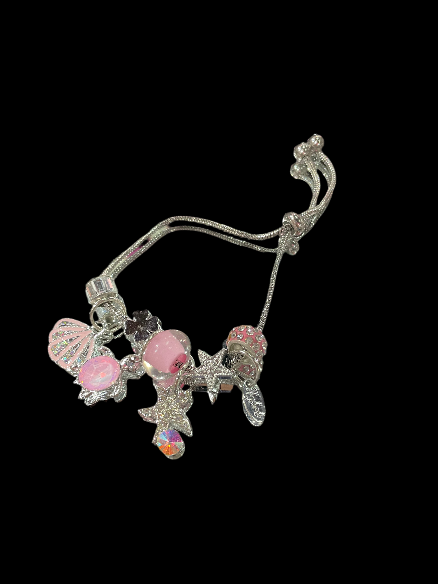 Pulsera ajustable plateada