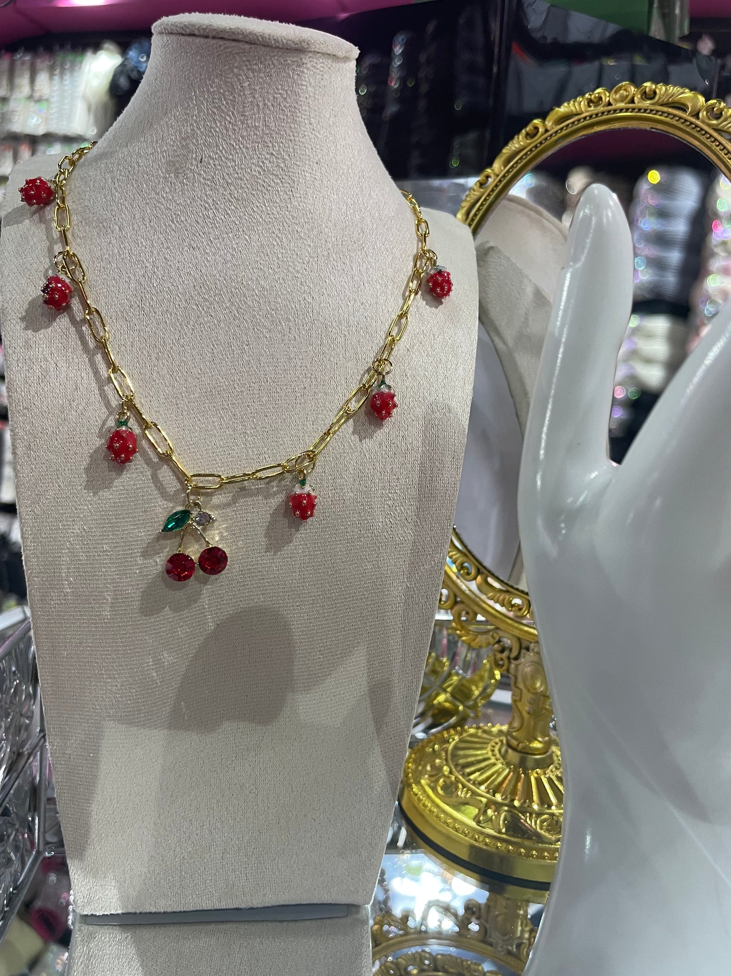 Collar con dijes de Frutas - Bling Bling