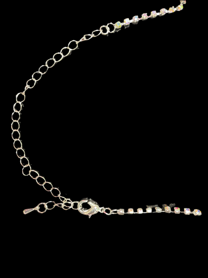 Juego de Collar y Aretes en Plata Tornasol - Bling Bling