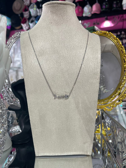 Collar de Zirconia con dije de Pez - Bling Bling