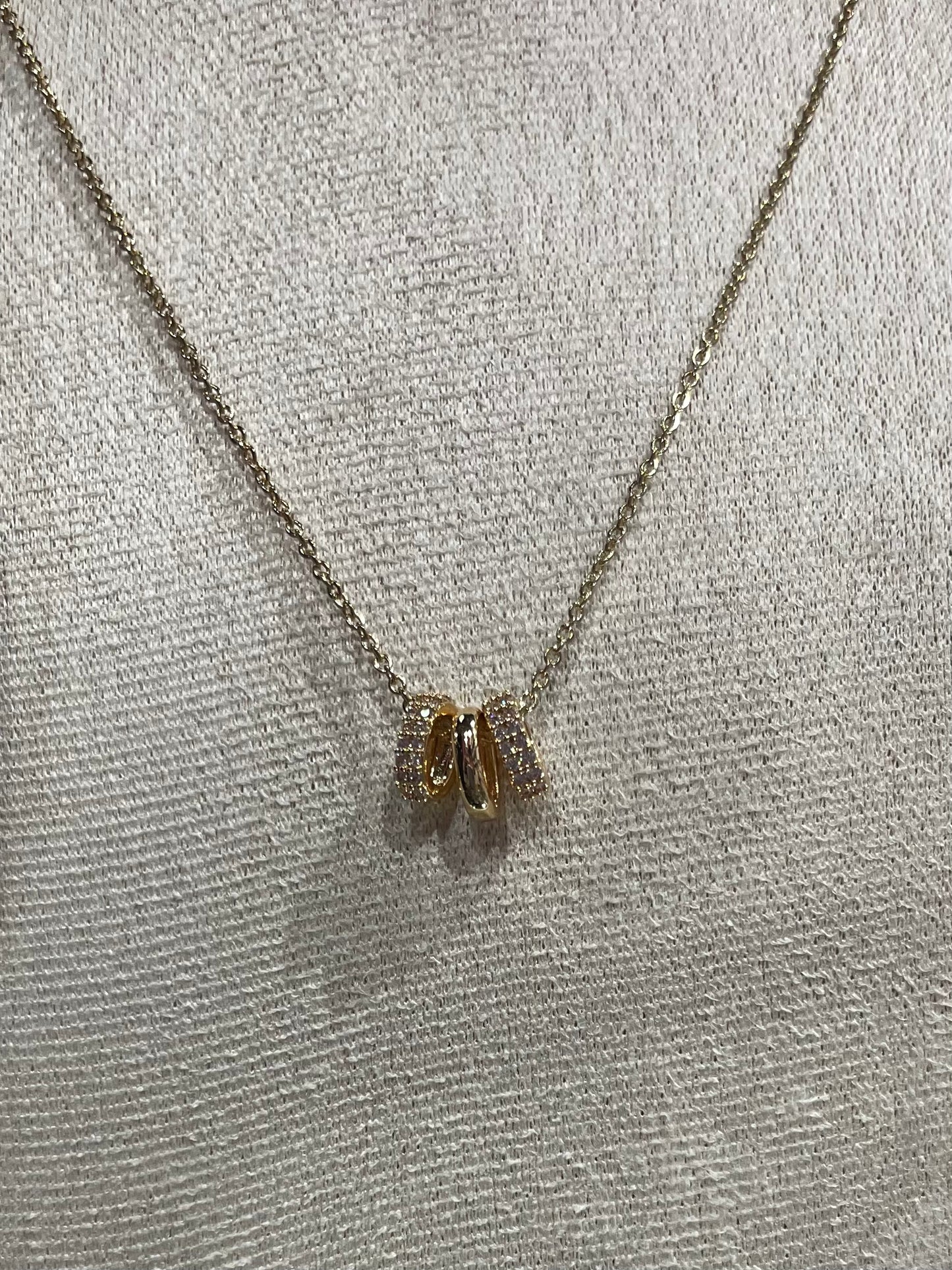 Collar de Zirconia con dijes Circulares - Bling Bling