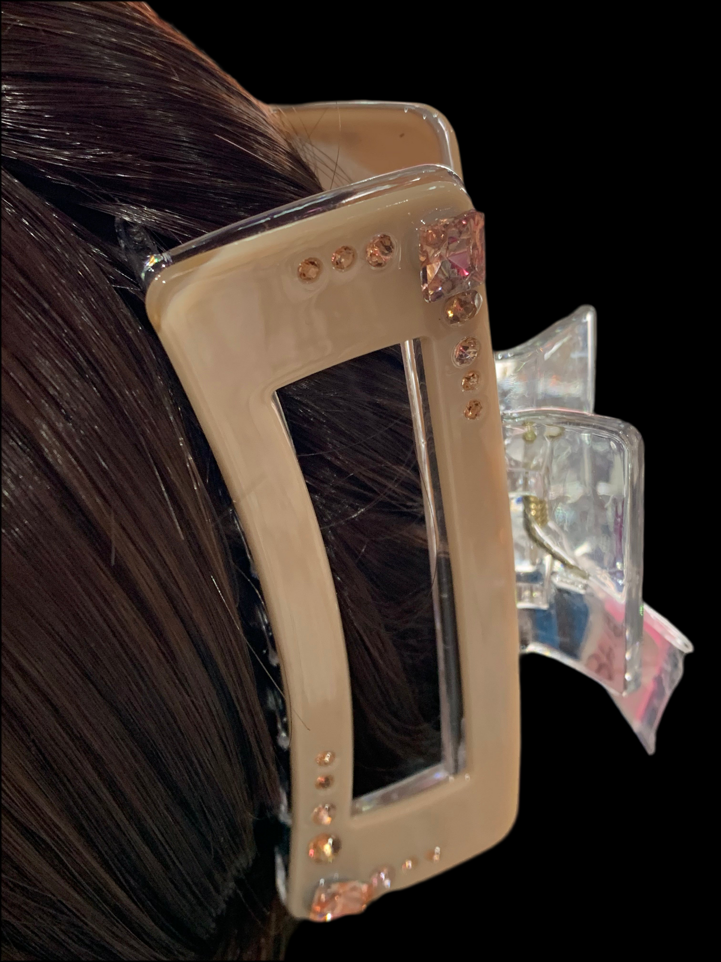 Pinza en colores neutros - Bling Bling