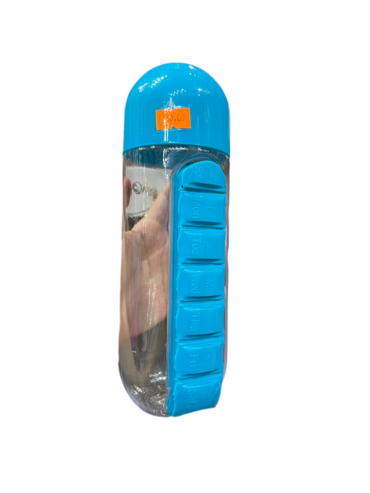 Botella / pastillero - Queen cosmetics
