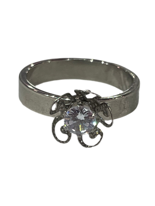 Anillo con Flor brillante - Bling Bling