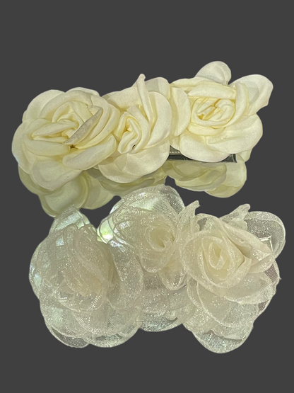 Pasador Con adorno de Flores - Bling Bling