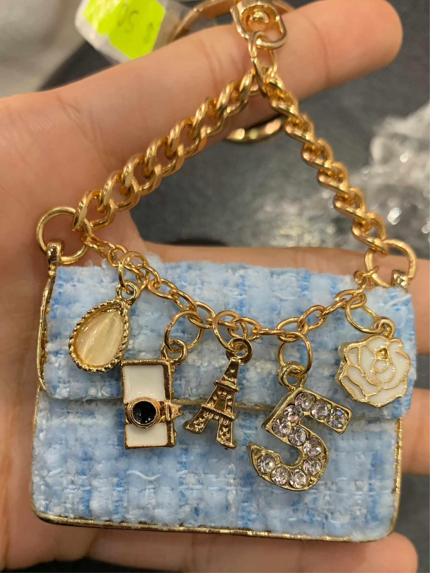 Llavero de bolsa - bling bling