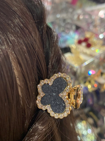 Mini pinza dorado y negro - Bling Bling