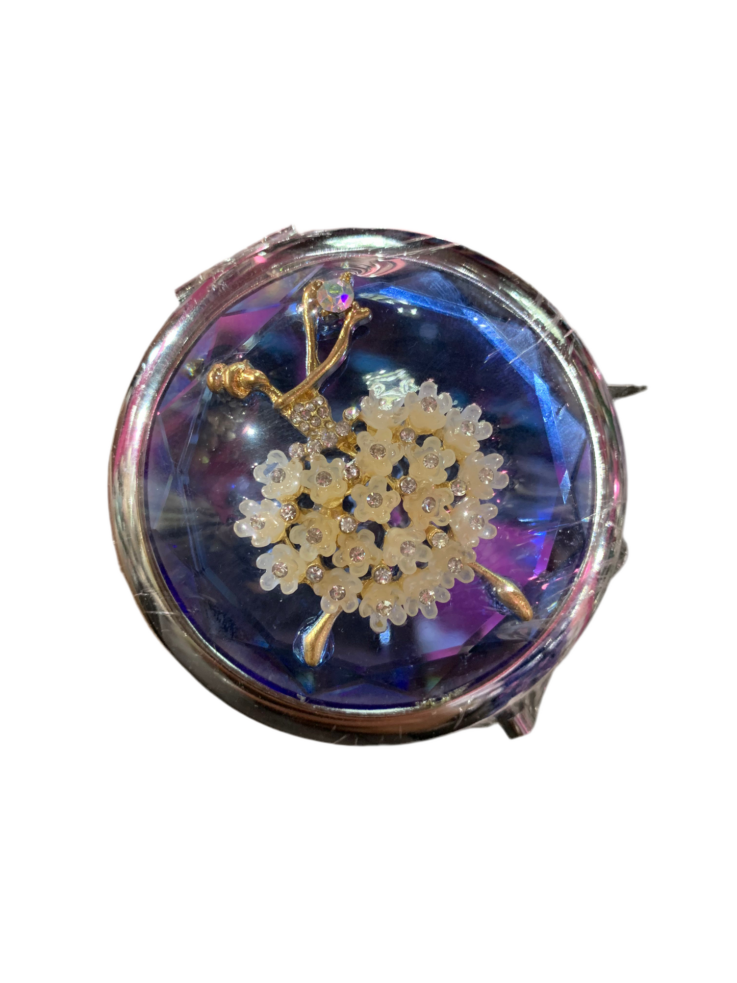 Espejo decorado de bolsillo - Bling Bling