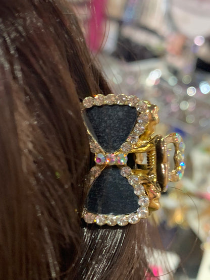 Mini pinza dorado y negro - Bling Bling