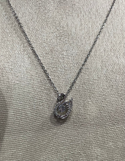Collar de Zirconia con dije Cisne - Bling Bling