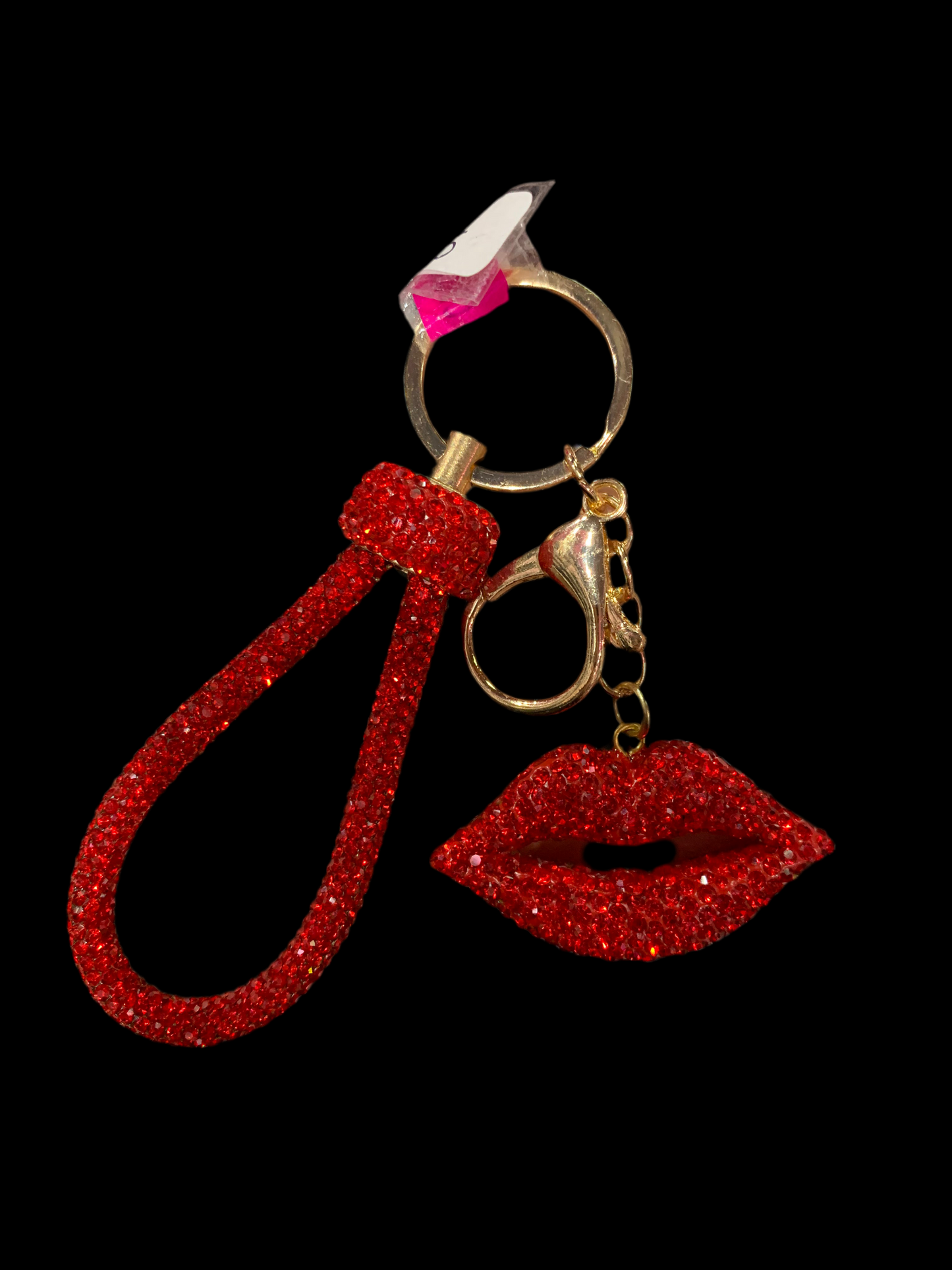 Llavero de beso -  cristal