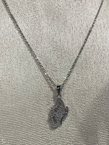 Collar de Zirconia con dije de Mariposa - Bling Bling