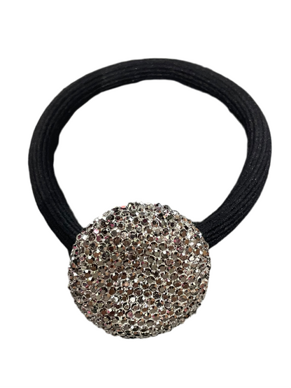 Liga para el cabello con adorno en forma circular - Bling Bling